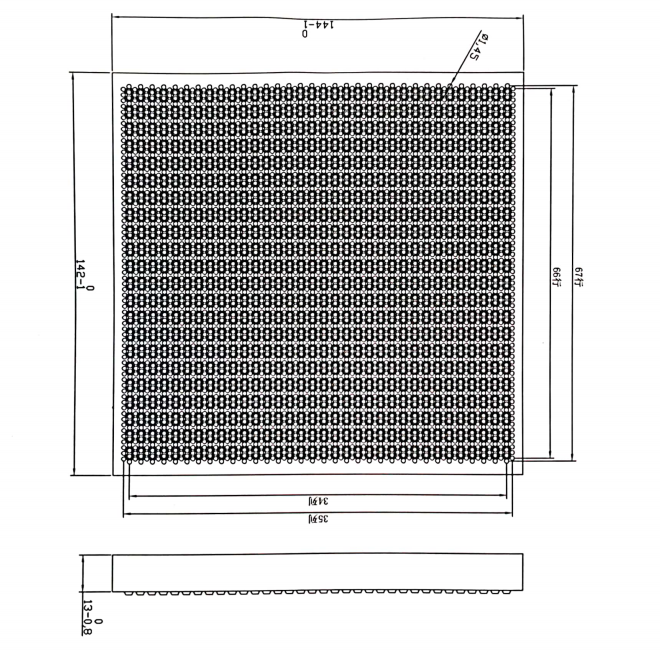 Gas Burner infrared Ceramic plate